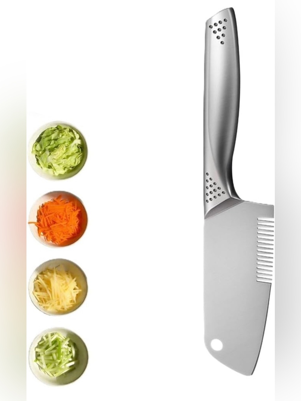 Stainless Steel Peeler, Handheld Multi-Purpose Julienne Vegetable Slicer Tool